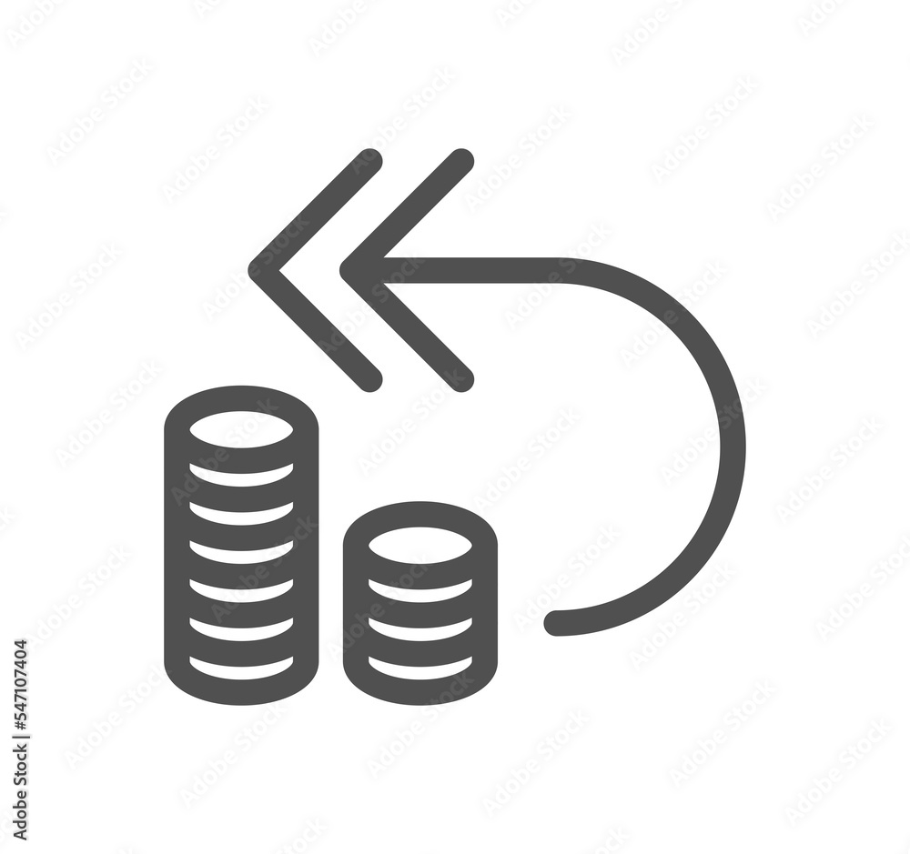 Tax icon outline and linear symbol.
Tax icon outline and linear symbol.