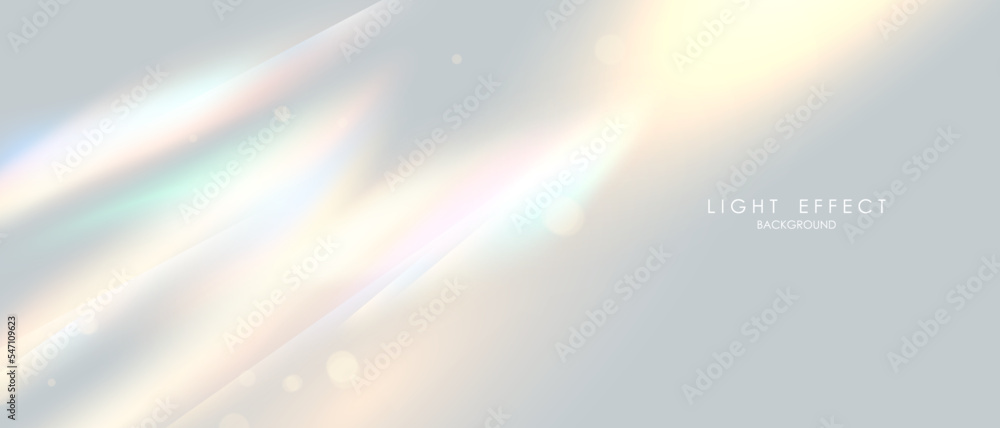 rainbow light effect abstract vector illustration design