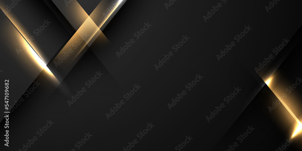 Abstract modern design black background with luxury golden elements vector illustration. Abstract modern design black background with luxury golden elements vector illustration.