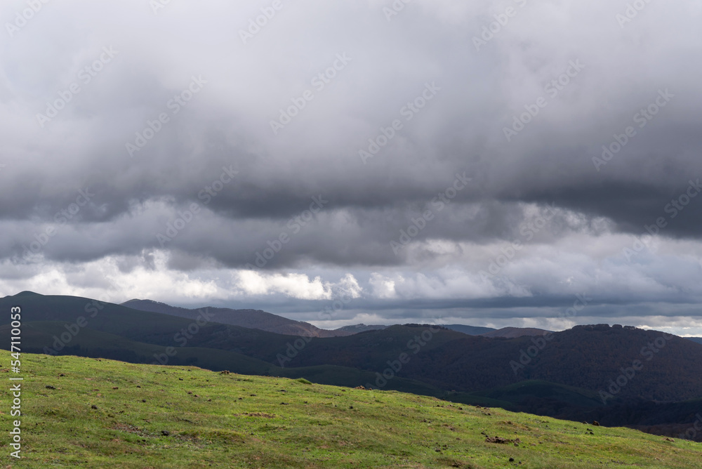 Fototapeta premium Overcast day, threatening clouds
