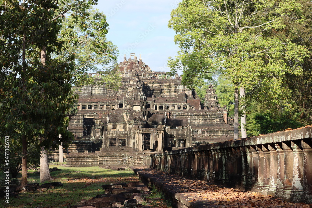 Cambodia. The Baphuon is a temple at Angkor, Cambodia. It is located in Angkor Thom, northwest of the Bayon.