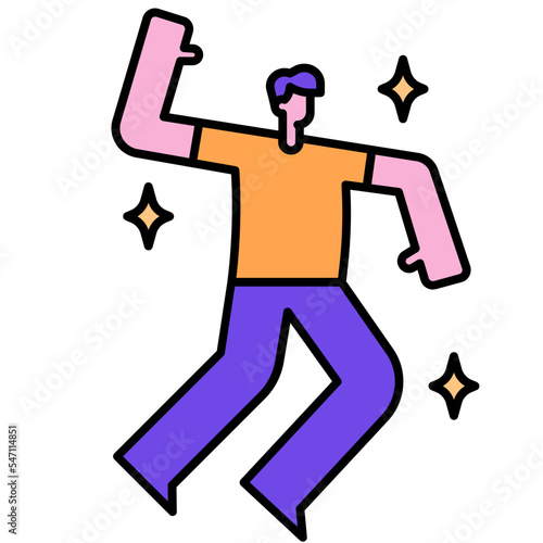 hypomania line icon