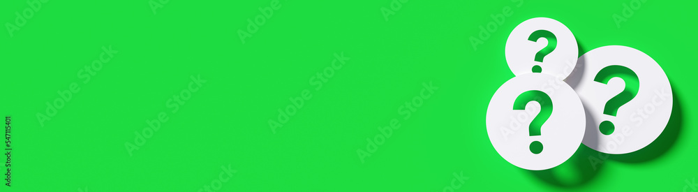 Question mark in front of a red color wall background. Business support concept - 3D Rendering. Question mark in front of a red color wall background. Business support concept - 3D Rendering.