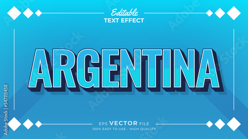 Editable text style effect - National Football Team for Qatar 2022 FIFA world cup soccer championship