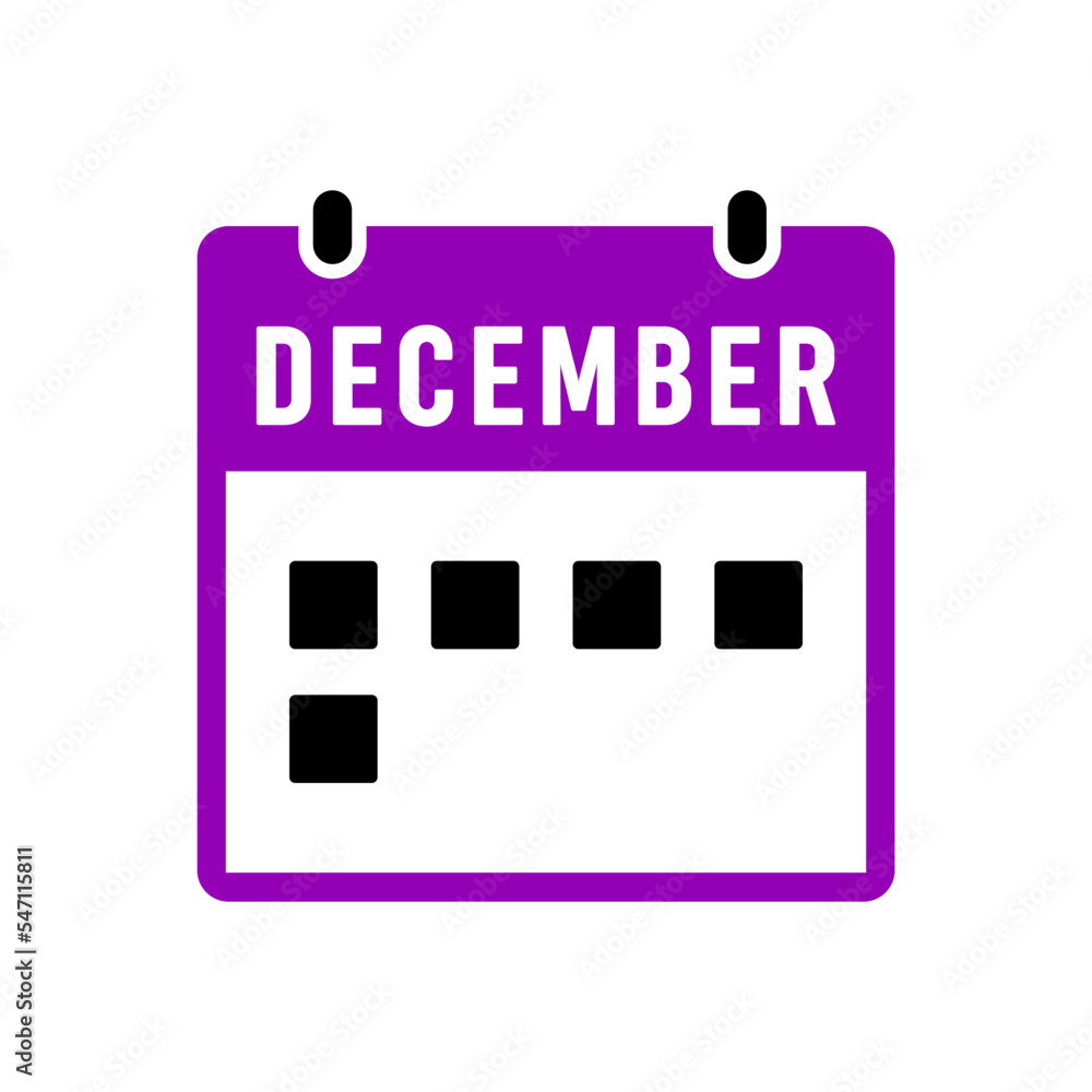 calendar illustration in trendy flat style calendar illustration in trendy flat style