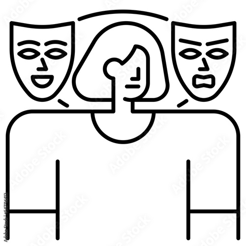 bipolar line icon