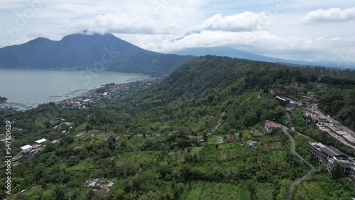 Bali  Indonesia - November 12  2022  The Mount Batur Volcano