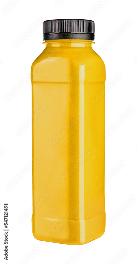 Bottled fruit juice isolated over white background Bottled fruit juice isolated over white background
