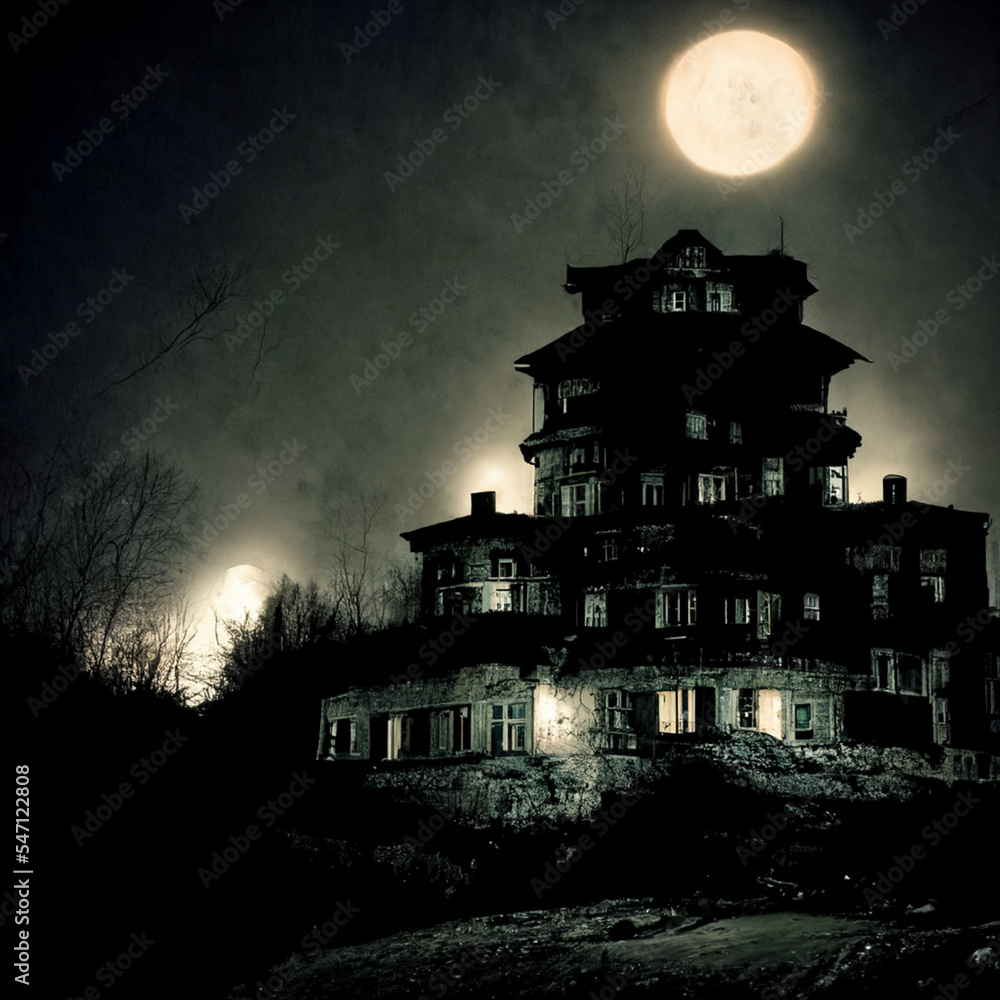 castle in the night castle in the night