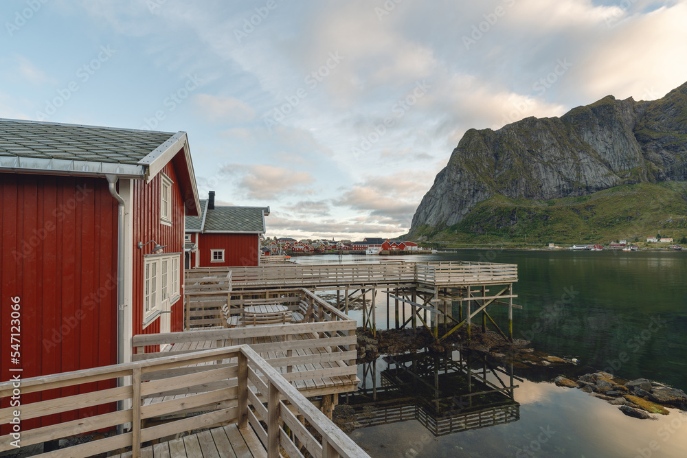 Rorbuer in Reine auf den Lofoten Rorbuer in Reine auf den Lofoten