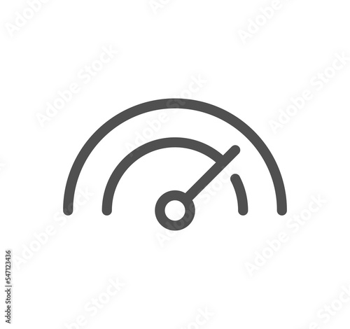 Car spare parts icon outline and linear symbol. 