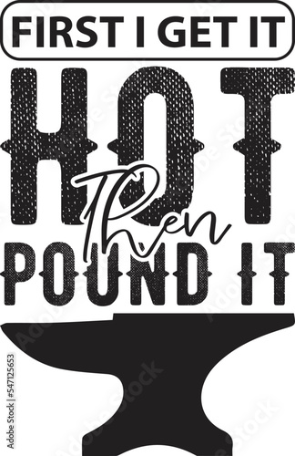 Blacksmith T Shirt Design, Blacksmith SVG T Shirt Design