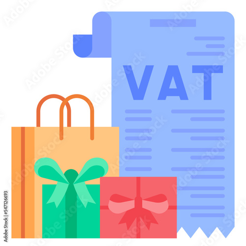 vat flat icon