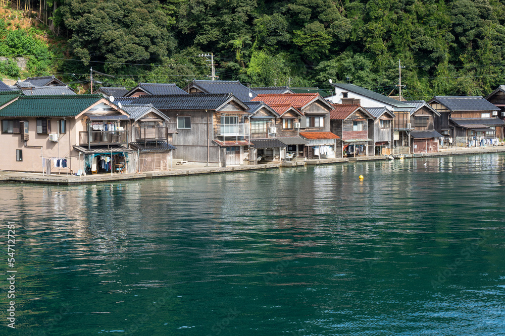 Fototapeta premium 伊根 舟屋の風景