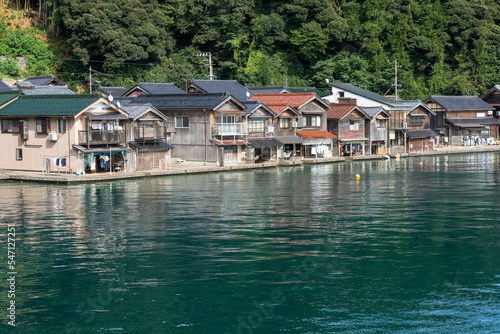 伊根 舟屋の風景