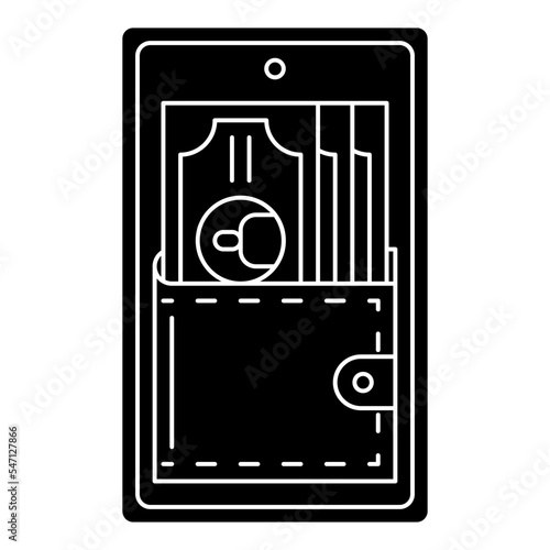 ewallet glyph icon