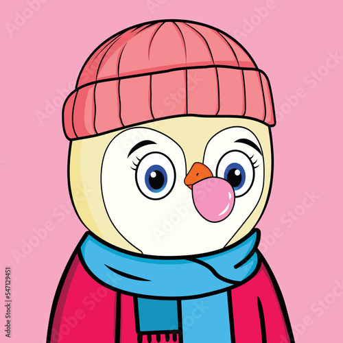 Penguin NFT design. 