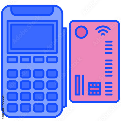 pos blue line icon
