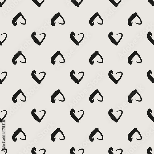 Essential monochrome geometric seamless vector pattern. Neutral geometry multi-use repeating pattern tile for packaging and backgrounds. 