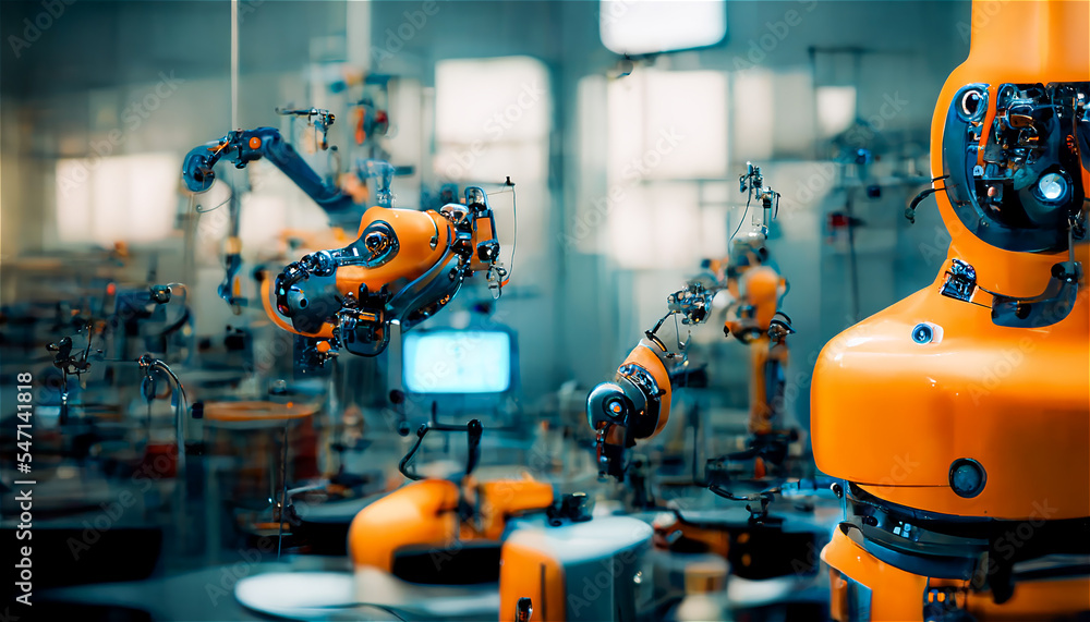 Fototapeta premium Robot at work