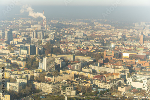 aerial view of the wroclaw
