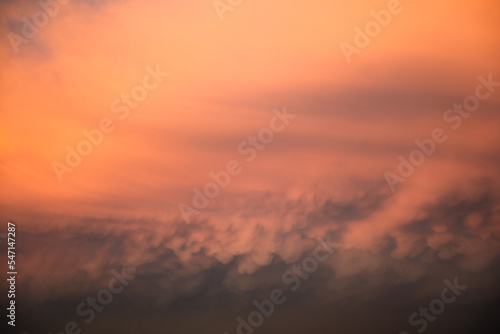 Dramatic clouds formations during a colorful sunset after a summer storm © Stefano Dosselli