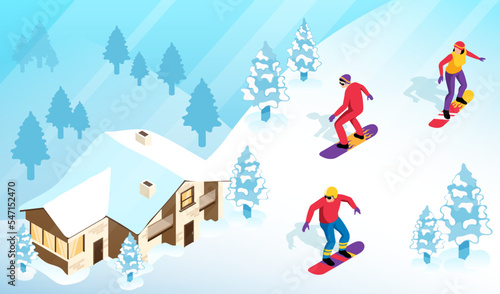 Isometric Ski Resort