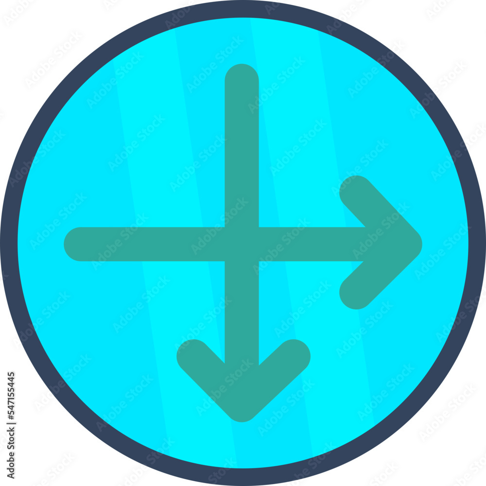 Fototapeta premium Intersect Icon