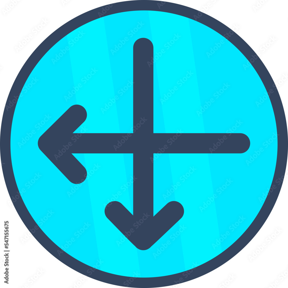 Obraz premium Intersect Icon