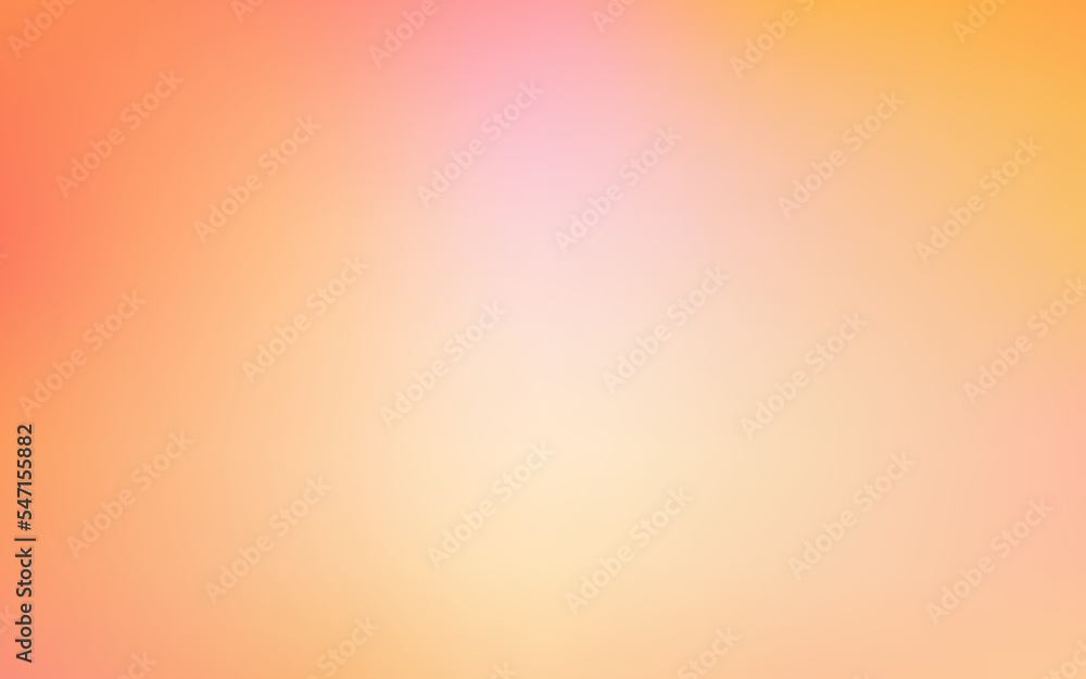 Obraz premium Light orange vector blur texture.