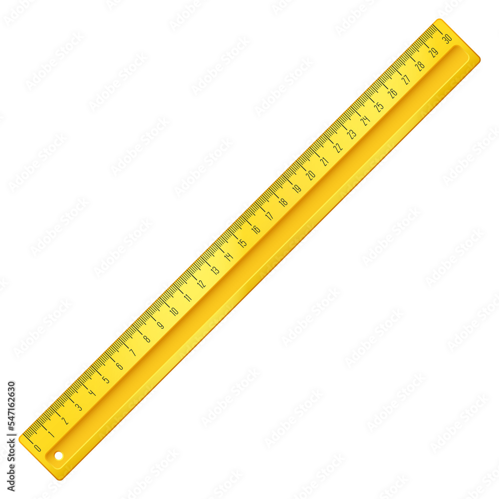 Geometry ruler. School tool. Centimeter measure instrument Geometry ruler. School tool. Centimeter measure instrument