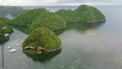 Small Islands in Sipalay Negros Occidental Philippines photo