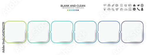 	
Blank and clean. Steps business data visualization timeline process infographic template design	