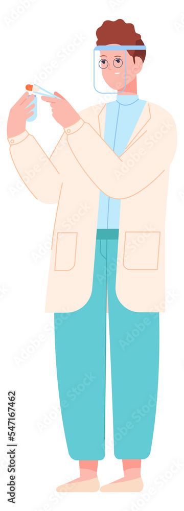 Scientist packing drug pill. Medical pharma research Scientist packing drug pill. Medical pharma research