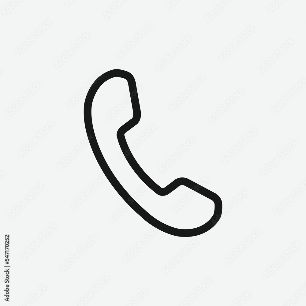 Phone ring icon flat style isolated on grey background. Telephone symbol. Call vector illustration sign for web and mobile app Phone ring icon flat style isolated on grey background. Telephone symbol. Call vector illustration sign for web and mobile app