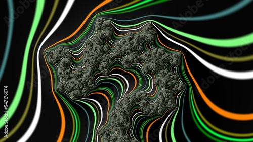 striped fractal zoom