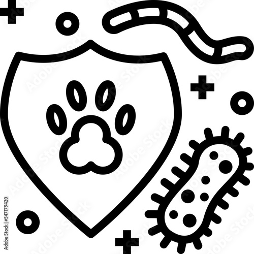 immune line style icon
