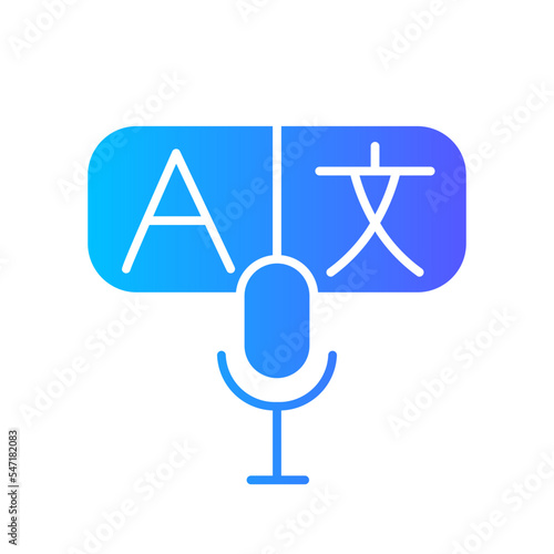 translator gradient icon