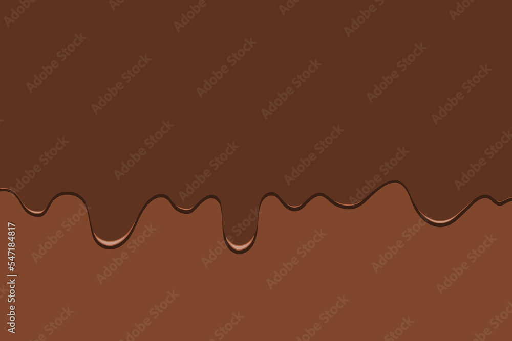 Melting chocolate vector background Melting chocolate vector background