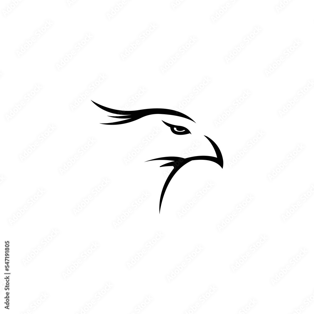 Obraz premium Falcon Logo Template vector