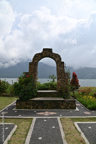 Bali, Indonesia - November 13, 2022: The Ulun Danu Beratan Temple photo