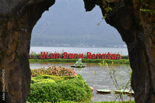 Bali, Indonesia - November 13, 2022: The Ulun Danu Beratan Temple photo