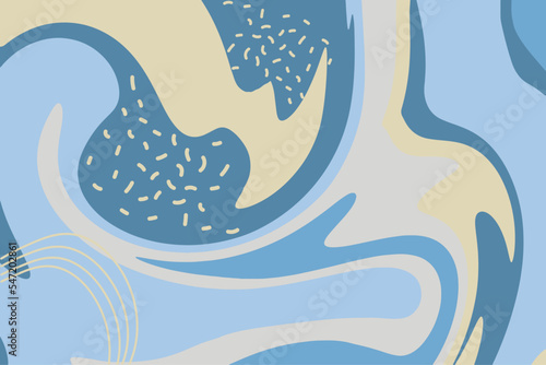 Colorful geometric abstract blue background. Modern geometric illustration.