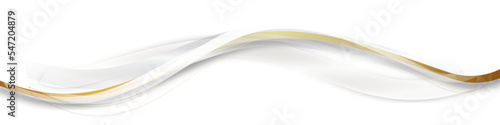Gold Welle Wellen Banner Band 