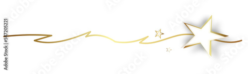 Gold Welle Wellen Band Banner 