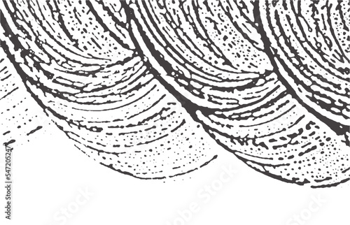 Grunge texture. Distress black grey rough trace. A