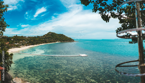 Landscape of the beautiful beach in Thailand