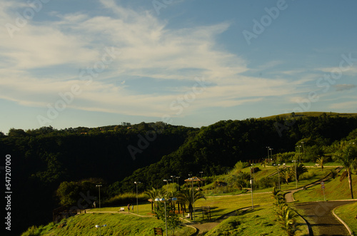 View of the hill of Sao Pedro  Sao Paulo  Brazil.