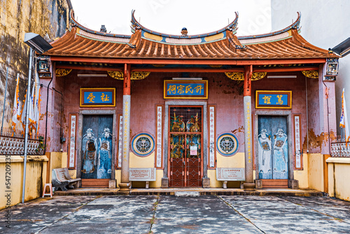 Photography Typical Chinese temple in George Town, Penang, Malaysia