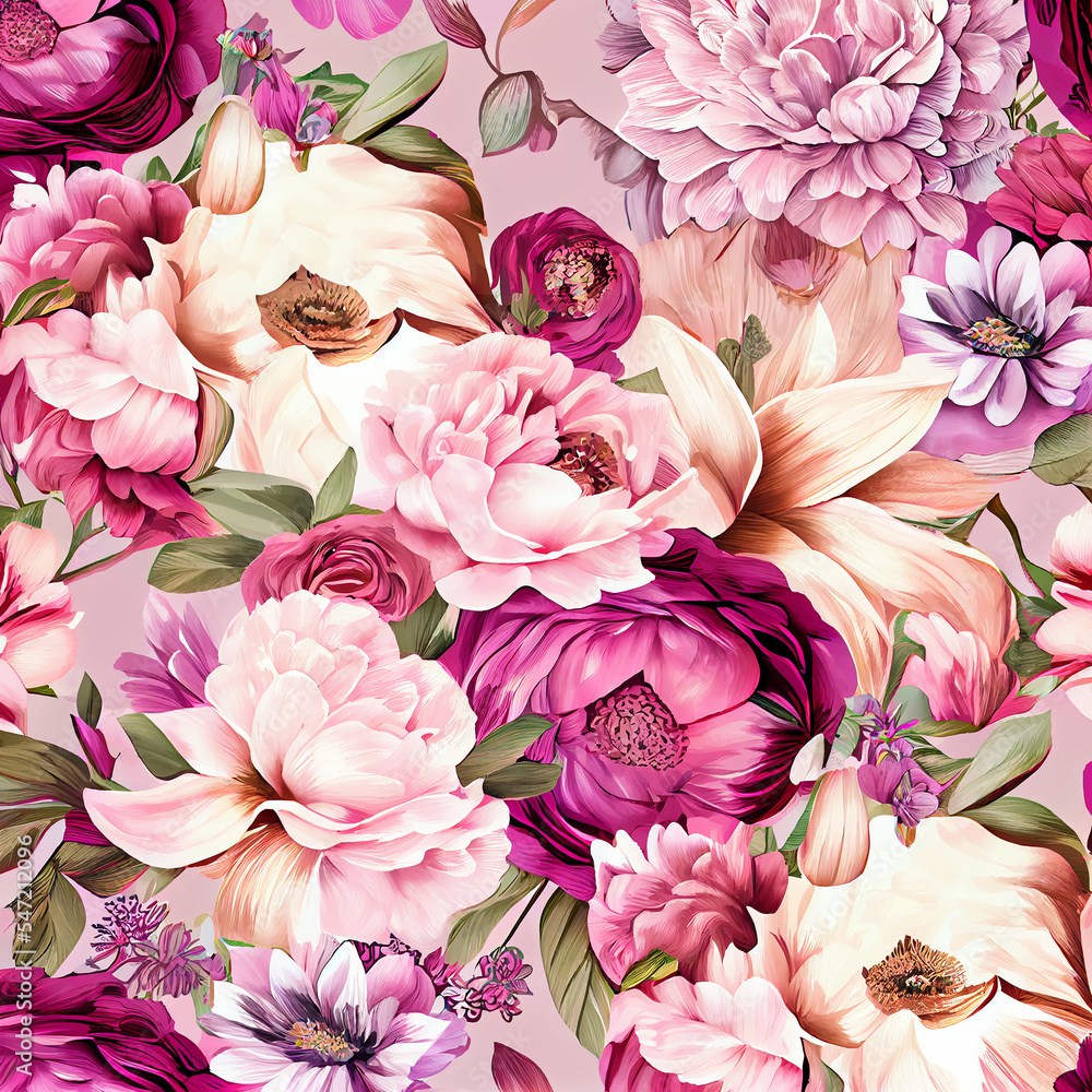 Beautiful floral pattern Beautiful floral pattern